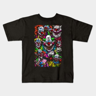 Killer Klowns 80s horror movies clowns Kids T-Shirt